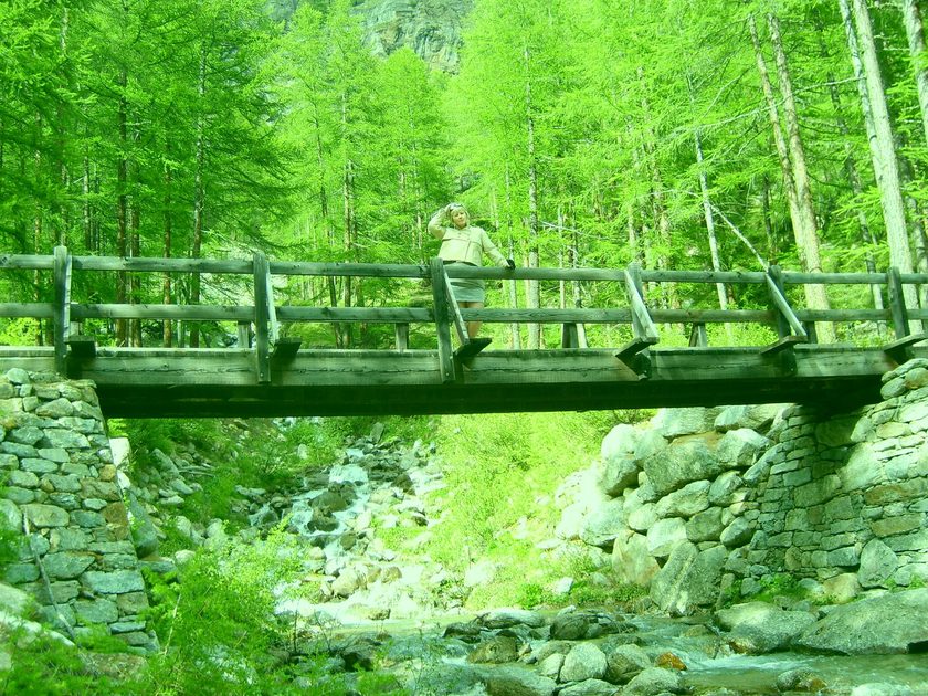 start of the walk to Reffugio Vittorio