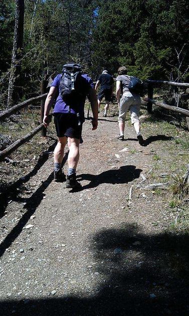walking up from St Nicholas