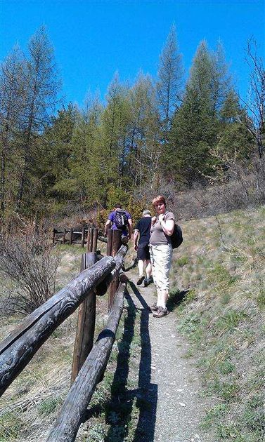 First walk of the spring season