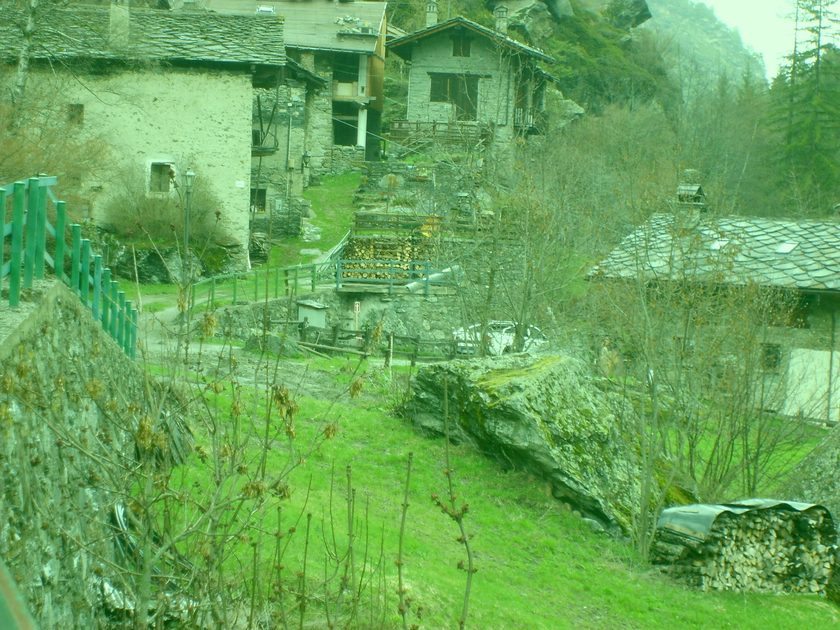 Village in Valgrisenche Valley